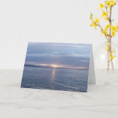 Carte Sunset néo-zélandais (Fleur jaune)