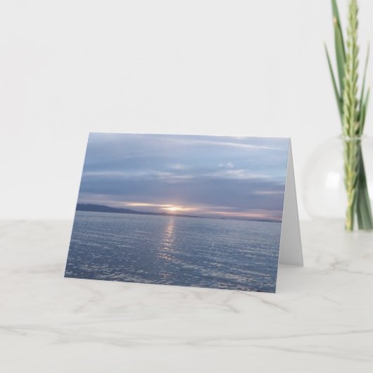 Carte Sunset néo-zélandais (Devant)