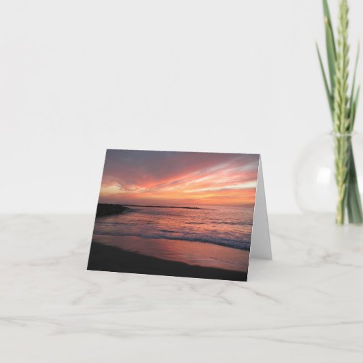 Carte Sunset notecards (Devant)