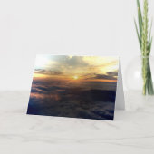 Carte Sunset Over Clouds (Devant)
