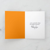 Carte Sunset Sailing Penser de vous (Intérieur)