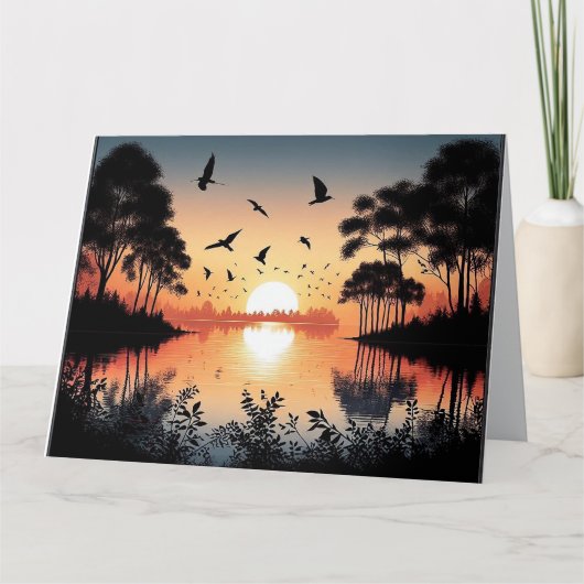 Carte Sunset Serenity (Devant)