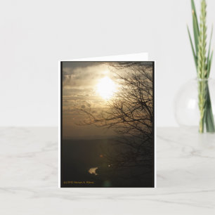Carte Sunset: Shenandoah River from Skyline Drive
