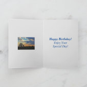 Carte Sunset Sky 90th Birthday Card pour papa (Intérieur)