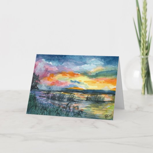 Carte Sunset Study (Devant)