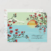 Carte Sunset Sympathy (Devant / Derrière)