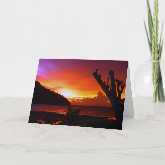 Carte Sunset thaïlandais (Devant)