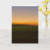 Carte Sunset while passing through southern Illinois (Fleur jaune)