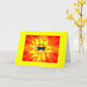 Carte Sunshine (Fleur jaune)
