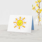 Carte Sunshine (Fleur jaune)