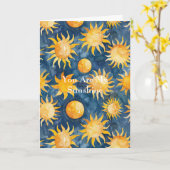 Carte Sunshine Love (Fleur jaune)