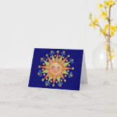 Carte Sunshine Note (Fleur jaune)