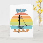 Carte SUP ASAP Stand Up Paddling (Fleur jaune)