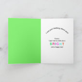 Carte SUP Penser à vous Collection Zebra Kaleidoscope (Intérieur)