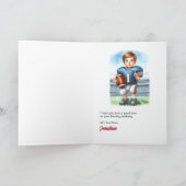 Carte Super 1er anniversaire Football (Intérieur)