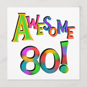 Carte Super 80 T-shirts et cadeaux d'anniversaire