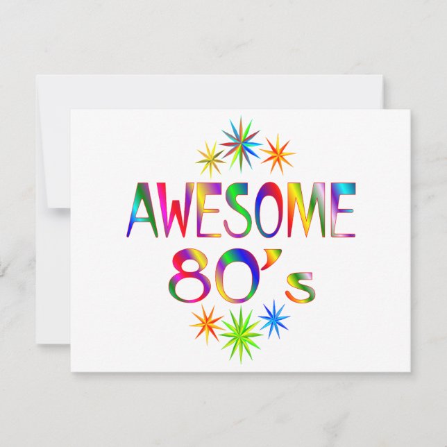Carte Super 80s (Devant)