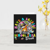 Carte Super Avoir Skibidi Nouvel An École Bruh Crayon (Fleur jaune)