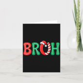 Carte Super Bruh Noël Funny Noël Enfants Ados garçons C (Devant)