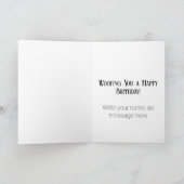 Carte Super Chien Mignon Joyeux Anniversaire (Intérieur)