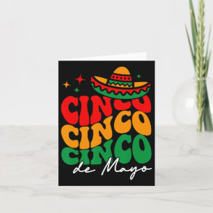 Carte Super Cinco De Mayo Chemise Mexicaine Fiesta 5 De