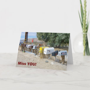 Carte Super Cool Miss You Greeting Card !