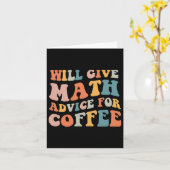 Carte Super Donnera Des Conseils En Maths Pour Café Drôl (Fleur jaune)