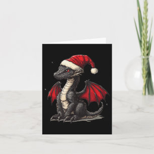 Carte Super Dragon De Noël Pour Les Garçons Festifs Et G