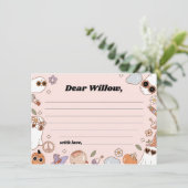 Carte super Éffrayant Halloween Anniversaire Heure (Debout devant)