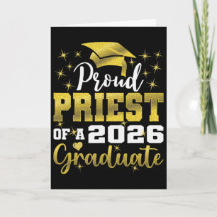 Carte Super Fier Prêtre De 2026 Diplômé Senior Diplômé