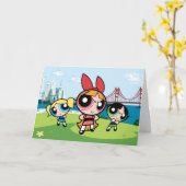 Carte Super Fierce Powerpuff Girls (Fleur jaune)