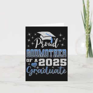 Carte Super fière marraine de la promotion 2025 Awesome 