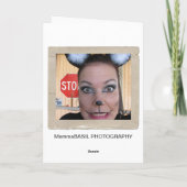 Carte Super Fun Crazy Greeting Card! (Dos)