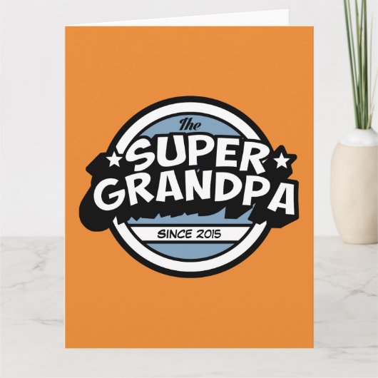 Carte Super grand-père drôle (Devant)