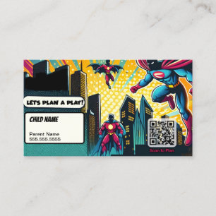 Carte Super Hero Plan-a-Play
