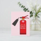 Carte Super Hottie Valentine's Day Card (Debout devant)