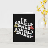 Carte Super Im Daniela Faire Daniela Les Choses Drôle Mo (Fleur jaune)