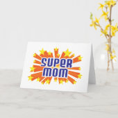 Carte Super Maman (Fleur jaune)