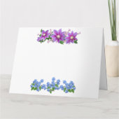 Carte Super Maman Florale (Dos)