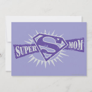 Carte Super Maman Purple Starburst