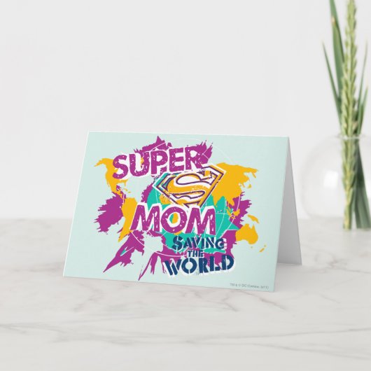Carte Super Maman sauve le monde (Devant)