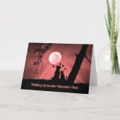 Carte Super mignonne Chien et Chat Général Joyeux Valent (Devant)