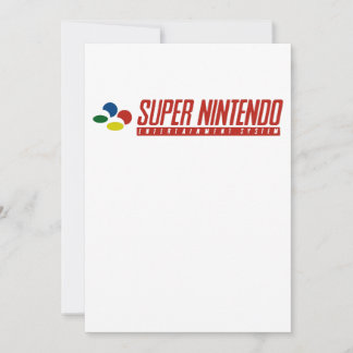 Carte Super Nintendo Console 90S Vintage Retro Video Gam