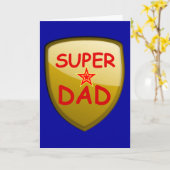Carte Super Papa Gold Shield (Fleur jaune)