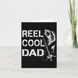 Carte Super Papa Pêcheur Cadeau de Fête des Pères T-Shir