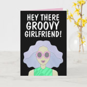 CARTE SUPER PETITE AMIE AMIE BFF FILLE ANNIVERSAIRE (Fleur jaune)