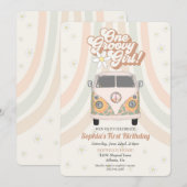 Carte Super premier anniversaire, les années 70 rétro th (Devant / Derrière)