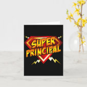 Carte Super Principal Back To School Educational Superhe (Fleur jaune)