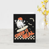 Carte Super Retro Ghost Halloween Creep It Real Boys Sk (Fleur jaune)