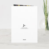 Carte Super Retro Photo Hippy Anniversaire (Dos)